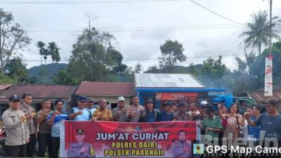 Kapolsek Parongil Terima Baik Keluh Masyarakat Dalam Jumat Curhat