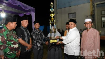 Desa Bandar Hapinis Raih Juara Umum MTQ Tingkat Kecamatan