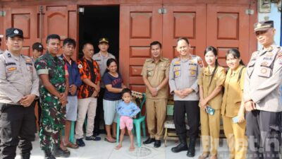 Kapolres Dairi Berikan Bantuan Kepada Masyarakat Penderita Stunting dan Gizi Buruk