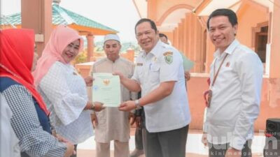 390 Sertifikat PTSL Diserahkan Walikota Padang Sidempuan