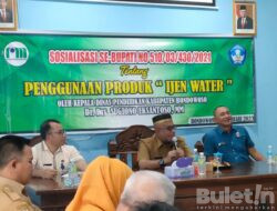 Membantu Tingkatkan PAD, Kadispendik Gandeng PDAM Bondowoso Wajibkan Tiap Sekolah Konsumsi Ijen Water