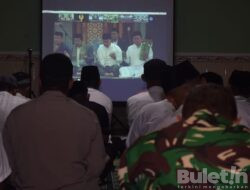 Peringati Isra’ Mi’raj, Kodim 0822 Bondowoso Vidcon Dengan KASAD