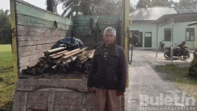 Polsuska Asahan bersama Kodim 0208/AS Amankan Terduga Pelaku Pencurian Besi Rel Kereta Api