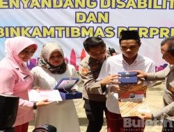 Kunjungi Polres Pacitan, Kapolda Jatim Apresiasi Anggota Berprestasi dan Beri Santunan Untuk Disabilitas