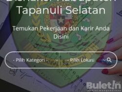 Pemkab Tapsel Telah Buka Informasi Loker, Klik Aja di Sini