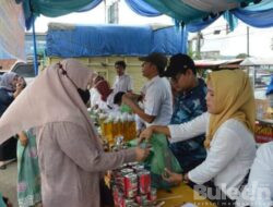 Masyarakat Kota Padang Sidempuan Serbu Pasar Murah di Padang Matinggi