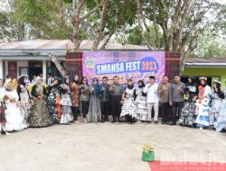 Bupati Dolly Hadiri Pelepasan Siswa SMAN 1 Sipirok Tapanuli Selatan