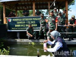 Jaga Ketahanan Pangan, Kodim 0822 Bondowoso Budidaya Ikan Patin