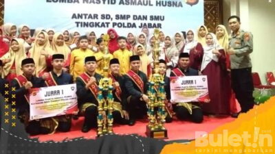 Tim Nasyid Polres Cianjur Juarai Lomba Nasyid Asmaul Husna Tingkat Polda Jabar
