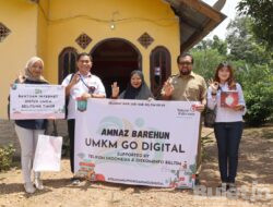 Diskominfo Beltim Tingkatkan Literasi Digital UMKM dengan Pemberian Bantuan Internet
