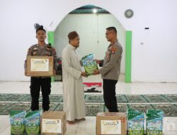 Hadirkan Kebahagiaan di Bulan Ramadhan, Kapolres Belitung Timur Serahkan Bantuan Sosial di Pondok Pesantren