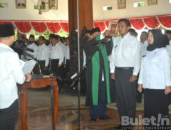 Bupati Trenggalek Lantik 288 Kepala Sekolah SD dan SMP, Ini Pesannya