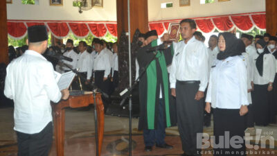 Bupati Trenggalek Lantik 288 Kepala Sekolah SD dan SMP, Ini Pesannya