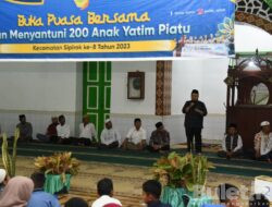 Bupati Tapsel Buka Puasa Bersama Ratusan Anak Yatim Piatu di Sipirok