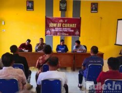 Melalui Jumat Curhat, Kapolsek Dendang Membahas Situasi Kamtibmas Tentang Perizinan Hiburan Malam