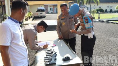 Bid Propam Polda Kep. Babel Lakukan Gaktibplin di Polres Belitung Timur