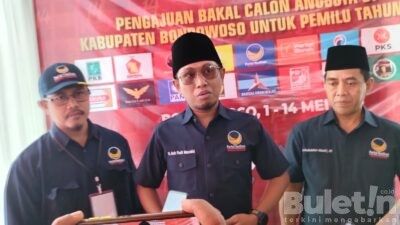 Ketua DPD bersama Bacaleg Partai Nasdem Datangi Kantor KPU Bondowoso