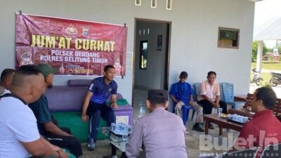 Situasi Kamtibmas, Karhutla dan Pengendara di Bawah Umur Menjadi Pembahasan Jum’at Curhat Polsek Dendang