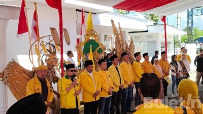Golkar Bondowoso Daftar ke KPU Diiringi Karnival dan Sholawat