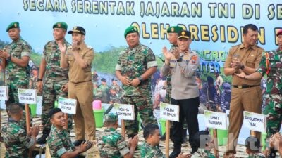 Wakapolda Jatim Turut Serta Pada Puncak Penanaman Mangrove Nasional di Pasuruan