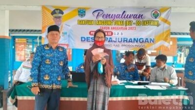 Pembagian BLT Dana Desa Bulan Januari, Pebruari, Maret 2023 Desa Pajurangan
