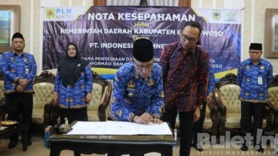 Realisasikan Visi Misi Bupati dan Wabup Bondowoso, Diskominfo Kerja Sama dengan PLN Icon Plus