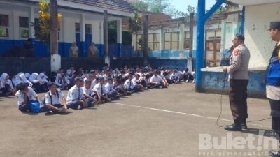 Giat Polsek Cibeber Sosialisasi Terkait Guantibmas ke Sekolah