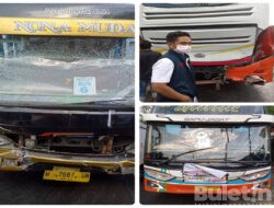 Dua Bus Rombongan Jamaah Haji Pamekasan Kloter 5 Terlibat Tabrakan di Bangkalan, Begini Kondisinya…