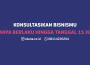 Skena Creative Agency memberikan Konsultasi Bisnis Gratis tentang Website bagi Pebisnis hingga tanggal 15 Juli.