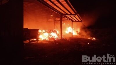 Bekas Gudang Milik BUMN di Bondowoso Terbakar, Kerugian Mencapai Miliaran Rupiah