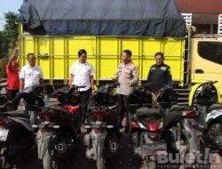 Angkut 14 Unit Sepeda Motor Bodong, Dua Orang Pria Ditangkap Petugas Polres Probolinggo Kota