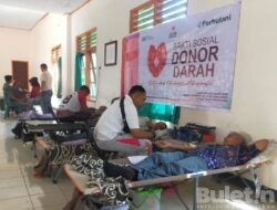 Peduli Terhadap Kesehatan, Perum Perhutani KPH Bondowoso Gelar Donor Darah
