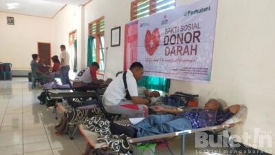 Peduli Terhadap Kesehatan, Perum Perhutani KPH Bondowoso Gelar Donor Darah