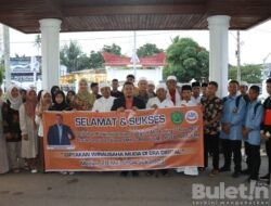 Bupati Tapsel Berangkatkan 20 Peserta Santri Preneur dan SMA/SMK Sederajat ke Medan