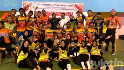 Binaan Polsek Pangean Kuantan Singingi Berhasil Raih Juara 3 di Kejuaraan Bola Voli Pelajar U-17