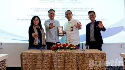 Perkuat Sinergi Antar Lembaga Milik Pemerintah, Indonesia Re Jalin Kerja Sama Dengan LPEI