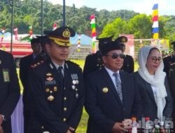 Bupati Aliong Mus bersama Kapolres Pulau Taliabu Musnahkan Ratusan Miras dan Makanan Kadaluarsa