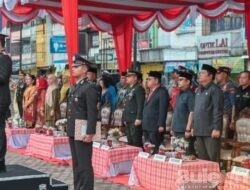 Wali Kota Irsan Hadiri Upacara Peringatan HUT Bhayangkara Ke-77 Tahun 2023 di Padangsidimpuan