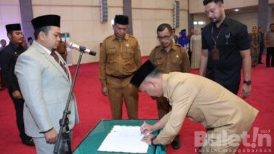 Bupati Dolly Lantik Sofyan Adil Jadi Sekda Tapsel
