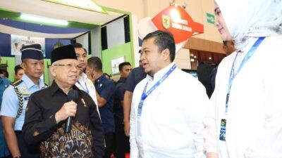 Apkasi Otonomi Expo 2023, Wapres RI Kunjungi Stand Pemkab Tapsel