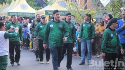 Meriah, Jalan Sehat Berbudaya di Kelurahan Mangunharjo Probolinggo