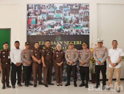 Kapolres Jalin Sinergitas, Sambangi Kejaksaan dan Pengadilan Negeri Trenggalek