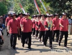 Pemedes Ngulanwetan Ikut Serta Lomba Gerak Jalan yang Diadakan Tingkat Kecamatan Pogalan Trenggalek