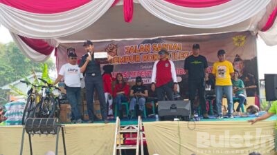 Jalan Santai Gempur Rokok Ilegal Bersama Warga Kecamatan Tekung Lumajang