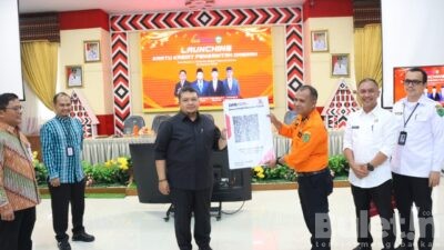 Bupati Dolly Launching Dompak BPBD Kabupaten Tapsel