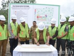 Bupati Tapsel Lakukan Peletakan Batu Pertama Pembangunan RSUD Pintu Padang