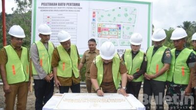 Bupati Tapsel Lakukan Peletakan Batu Pertama Pembangunan RSUD Pintu Padang
