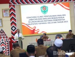 Buka Coaching Clinic, Bupati Tapsel: Semoga Terwujud Transformasi Birokrasi yang Dinamis, Lincah dan Profesional