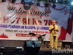 Malam Resepsi HUT Ke 78 RI, Diknas Bondowoso Datangkan Artis D’Koplo