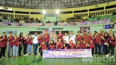 Diikuti 54 Tim, Turnamen Futsal Karang Taruna Kelurahan Kota Bermasa Cup I Resmi Dibuka